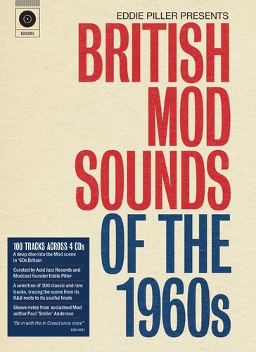 【取寄】Eddie Piller Pres British Mod Sounds 60s / Various - Eddie Piller Presents British Mod Sounds Of The 1960S (4CD Boxset) CD アルバム 【輸入盤】