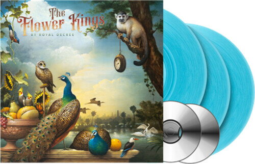 【取寄】Flower Kings - By Royal Decree (Transparent Light Blue Vinyl) (incl. 2 CD) LP レコード 【輸入盤】