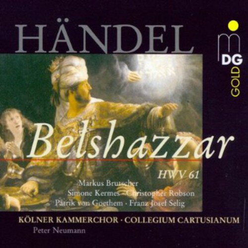 Handel / Brutscher / Neumann - Belshazzar a Sacred Drama CD アルバム 【輸入盤】