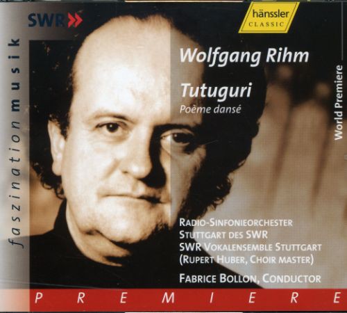Rihm / Huber / Bollon / Radio So Stuttgart Des Swr - Tutuguri Poeme Danse for Speaker Choir ＆ Lge Orch CD アルバム 【輸入盤】