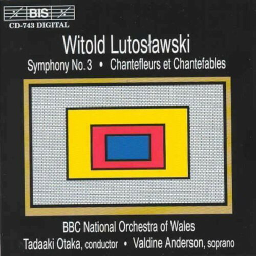 Lutoslawski / Anderson / Otaka - Symphony 3 CD アルバム 