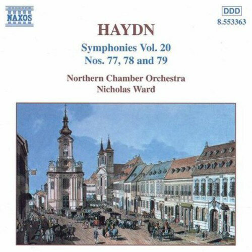 ◆タイトル: Symphonies 20◆アーティスト: Haydn / Northern Chamber Orchestra / Ward◆現地発売日: 1999/06/01◆レーベル: NaxosHaydn / Northern Chamber Orchestra / Ward - Symphonies 20 CD アルバム 【輸入盤】※商品画像はイメージです。デザインの変更等により、実物とは差異がある場合があります。 ※注文後30分間は注文履歴からキャンセルが可能です。当店で注文を確認した後は原則キャンセル不可となります。予めご了承ください。[楽曲リスト]1.1 Symphony No. 77 in B Flat Major: Vivace 1.2 Symphony No. 77 in B Flat Major: Andante Sostenuto 1.3 Symphony No. 77 in B Flat Major: Menuetto : Allegro 1.4 Symphony No. 77 in B Flat Major: Finale : Allegro Spiritoso 1.5 Symphony No. 78 in C minor: Vivace 1.6 Symphony No. 78 in C minor: Adagio 1.7 Symphony No. 78 in C minor: Menuetto : Allegretto 1.8 Symphony No. 78 in C minor: Finale : Presto 1.9 Symphony No. 79 in F Major: Allegro Con Spirito 1.10 Symphony No. 79 in F Major: Adagio Cantabile - Un Poco Allegro 1.11 Symphony No. 79 in F Major: Menuetto : Allegretto 1.12 Symphony No. 79 in F Major: Finale : Vivace