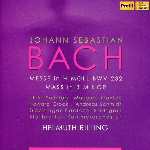 J.S. Bach / Sonntag / Lipovsek / Crook / Schmidt - Messe in H-Moll Mass in B minor CD Ao yAՁz