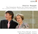 Respighi / Then-Bergh / Schafer - Complete Works for Violin 3 CD アルバム 【輸入盤】