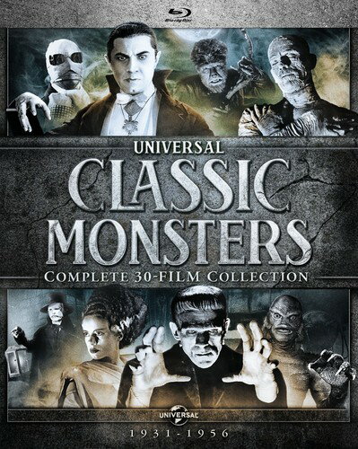 Universal Classic Monsters: Complete 30-Film Collection ブルーレイ 【輸入盤】