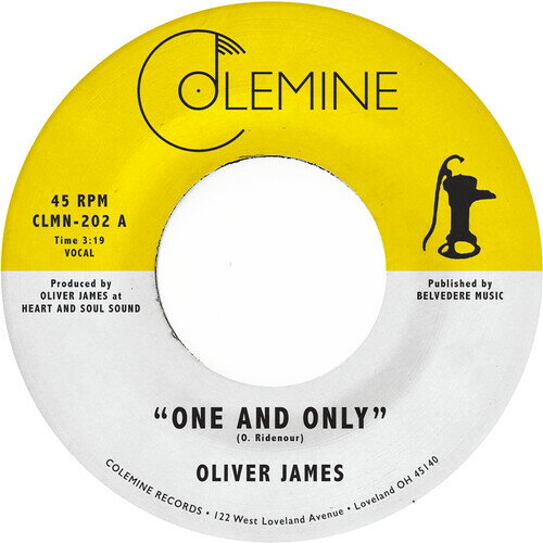 Oliver James - One And Only (Opaque Yellow) レコード (7inchシングル)