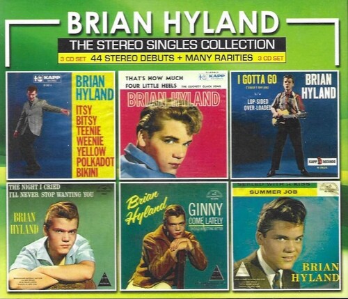 ブライアンハイランド Brian Hyland - Stereo Singles Collection CD アルバム 【輸入盤】