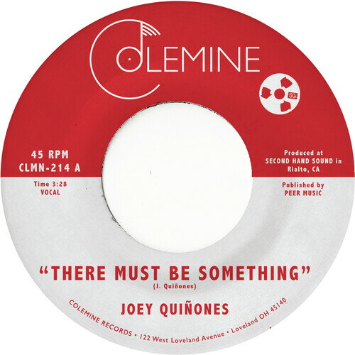 Joey Quinones - There Must Be Something レコード (7inchシングル)