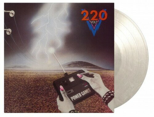 【取寄】220 Volt - Power Games - Limited 180-Gram Crystal Clear ＆ White Marble Colored Vinyl LP レコード 【輸入盤】