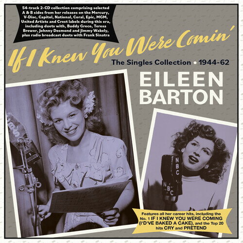 【取寄】Eileen Barton - If I Knew You Were Comin': The Singles Collection 1944-62 CD アルバム 【輸入盤】