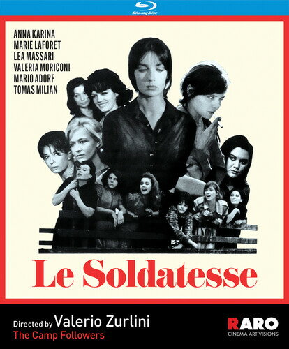 ◆タイトル: Le Soldatesse (The Camp Followers)◆現地発売日: 2022/10/25◆レーベル: Raro Video USA LTD. 輸入盤DVD/ブルーレイについて ・日本語は国内作品を除いて通常、収録されておりません。・ご視聴にはリージョン等、特有の注意点があります。プレーヤーによって再生できない可能性があるため、ご使用の機器が対応しているか必ずお確かめください。詳しくはこちら ◆言語: イタリア語 ◆収録時間: 118分※商品画像はイメージです。デザインの変更等により、実物とは差異がある場合があります。 ※注文後30分間は注文履歴からキャンセルが可能です。当店で注文を確認した後は原則キャンセル不可となります。予めご了承ください。Le Soldatesse (The Camp Followers) is a heartbreakingly moving wartime drama starring the luminous Anna Karina (Pierrot le Fou, Alphaville) and directed by the great Valerio Zurlini (The Desert of the Tartars, Family Portrait). Lieutenant Martino (Tomas Milian) can no longer stand the death and disease surrounding him in Athens, and puts in a request to be relocated. So along with Sergeant Castagnoli (Mario Adorf) he is tasked with delivering twelve prostitutes to various military outposts across the Axis territory. It is an unpleasant task, made even more so by the fascistic Major Alessi (Aca Gavric), who they pick up along the way. Karina plays Elenitza, a soft spoken prostitute who develops a sympathetic relationship with Martino. Alessi becomes increasinglyunhinged during the journey, becoming a violent and maniacal supporter of the Blackshirts, whose brutal tactics tear the group apart.Le Soldatesse (The Camp Followers) ブルーレイ 【輸入盤】