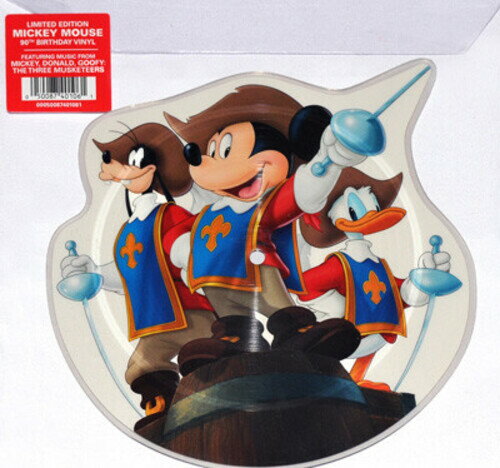 【取寄】Mickey Mouse 90: The Three Musketeers - All For One ＆ One For All - 10-Inch Picture Disc レコード (12inchシングル)