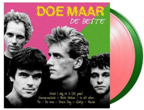 【取寄】Doe Maar - De Beste - Limited Gatefold 180-Gram Pink ＆ Green Colored Vinyl LP レコード 【輸入盤】