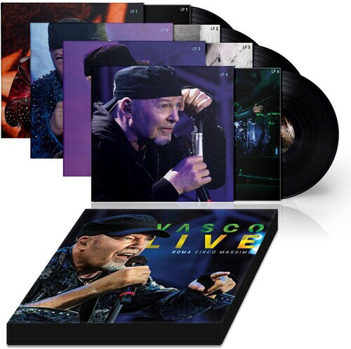 ヴァスコロッシ Vasco Rossi - Vasco Live Roma Circo Massimo LP レコード 【輸入盤】