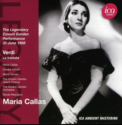 【取寄】Verdi / Callas / Valletti / Cgoco / Rescigno - Traviata: Legendary Covent Garden Performance 1958 CD アルバム 【輸入盤】