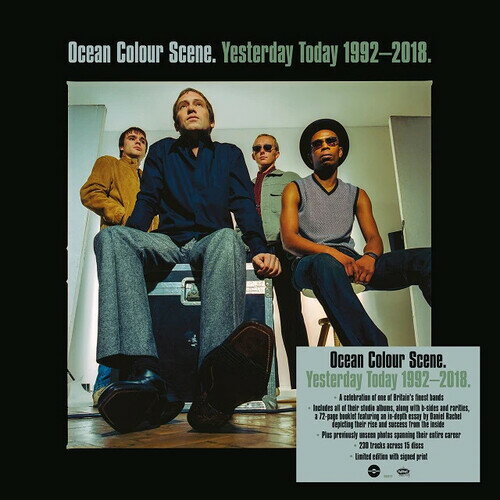 【取寄】オーシャンカラーシーン Ocean Colour Scene - Yesterday Today 1992-2018 - Limited 15CD Boxset with Autographed Print CD アルバム 【輸入盤】