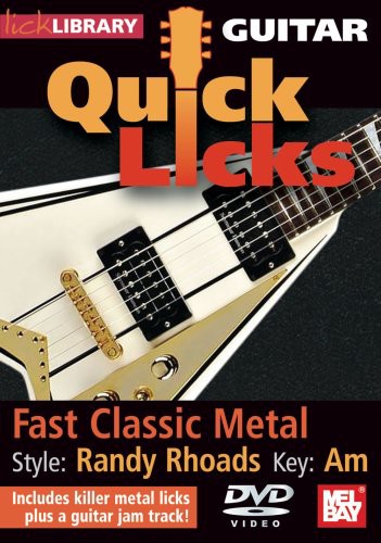 Guitar Quick Licks-Randy Rhoads Style Fast Classic DVD 【輸入盤】