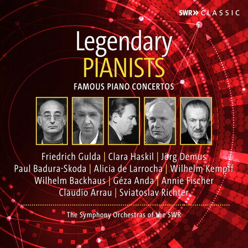 Bartok / Beethoven / Brahms - Legendary Pianists - Famous Piano Concertos CD アルバム 【輸入盤】