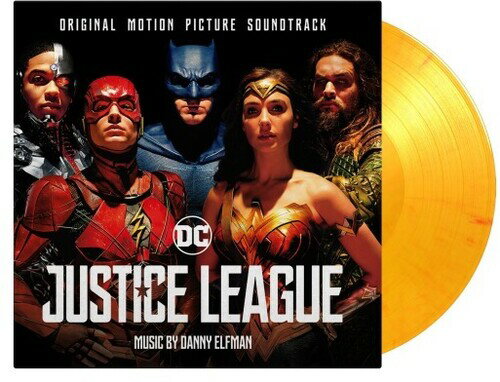 Danny Elfman - Justice League (オリジナル・サウンドトラック) サントラ - Limited 180-Gram 'Flaming' Orange Colored Vinyl LP レコード 【輸入盤】