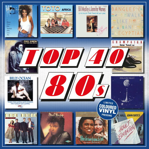 【取寄】Top 40 80s / Various - Top 40 80s - 140-Gram Colored Vinyl LP レコード 【輸入盤】