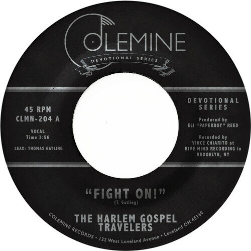 Harlem Gospel Travelers - Fight On! レコード (7inchシングル)