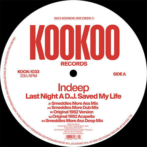 ◆タイトル: Last Night A D.J. Saved My Life (4 Mixes) Color Vinyl 160gm◆アーティスト: Indeep◆現地発売日: 2023/04/22◆レーベル: Unidisc Records◆その他スペック: カラーヴァイナル仕様/輸入:カナダIndeep - Last Night A D.J. Saved My Life (4 Mixes) Color Vinyl 160gm レコード (12inchシングル)※商品画像はイメージです。デザインの変更等により、実物とは差異がある場合があります。 ※注文後30分間は注文履歴からキャンセルが可能です。当店で注文を確認した後は原則キャンセル不可となります。予めご了承ください。[楽曲リスト]Indeep was the brainchild of New Jersey native Mike Cleveland who, with vocalists Rose Marie Ramsey and Rejane (Reggi) Magloire, recorded the original 'Last Night a DJ Saved My Life' for the struggling Sound of New York Records in 1982. For the song Cleveland reunited with producer Reggie Thompson (with whom he had worked with on 'Let Me Feel Your Heartbeat' by Glass that same year for West End Records, a track co-produced by legendary DJ Larry Levan.) Becket Records first distributed 'Last Night...', but within a year was releasing all of Indeep's music under their own imprint, where the group fit in perfectly with that label's roster of funky New York electro and early hip hop artists. This Kookoo Records release sees new remixes by British house DJ George Smeddles, who departs from the original track's 808 slow groove, for an intense, faster house beat that puts the Chic-influenced guitar/bass riffs front and center. Also here, from the 1982 12' single are the original & 'Acapella' mix with vocals including Cleveland's rap. Tracklisting:A1. Smeddles More Ass MixA2. Smeddles More Dub MixB1. Original 1982 VersionB2. Original 1982 AcapellaB3. Smeddles More Deep Mix