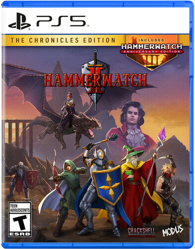 ◆タイトル: Hammerwatch II: The Chronicles Edition PS5◆現地発売日: 2023/12/12◆レーティング(ESRB): RP・輸入版ソフトはメーカーによる国内サポートの対象外です。当店で実機での動作確認等を行っておりませんので、ご自身でコンテンツや互換性にご留意の上お買い求めください。 ・パッケージ左下に「M」と記載されたタイトルは、北米レーティング(MSRB)において対象年齢17歳以上とされており、相当する表現が含まれています。Hammerwatch II: The Chronicles Edition PS5 北米版 輸入版 ソフト※商品画像はイメージです。デザインの変更等により、実物とは差異がある場合があります。 ※注文後30分間は注文履歴からキャンセルが可能です。当店で注文を確認した後は原則キャンセル不可となります。予めご了承ください。Gather your heroes and journey beyond the dungeons of Castle Hammerwatch to explore a pixelated world like never before. Blight the Horrible and his dragon army have succeeded in the sinister plot to overthrow King Roland and bring destruction across the Kingdom of Herian. Not all is lost as hope hides deep within the sewer system, where the King's resistance movement holds strong. On the King's order, a select few of mighty and skilled heroes have been entrusted with defeating Blight's dragons and restoring the Kingdom. Adventure alone or gather your party to aid King Roland's resistance, all while helping villagers along the way. Battle beasts, finish off hordes of the undead, and face the forces of evil in this epic ode to classic ARPG. Chronicles Edition Includes: Hammerwatch II Base Game, Hammerwatch: Anniversary Edition Base Game, Anniversary Pack: 20 Additional Colors to Choose from, 2 Additional Voice Packs, 5 Additional Hero Facial Items.