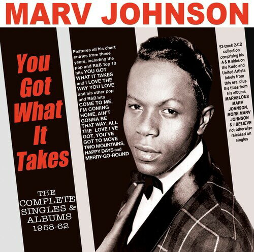 Marv Johnson - You Got What It Takes: The Complete Singles ＆ Albums 1958-62 CD アルバム 【輸入盤】