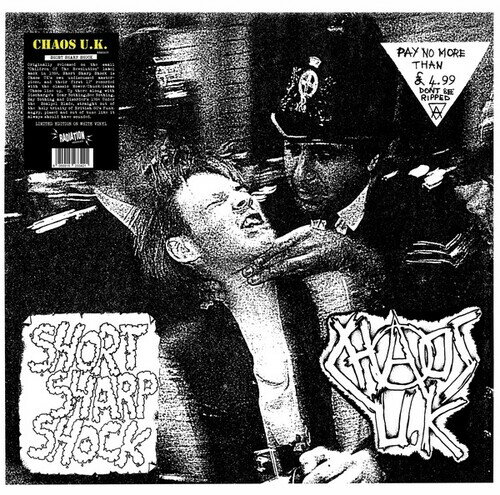 Chaos UK - Short Sharp Shock LP レコード