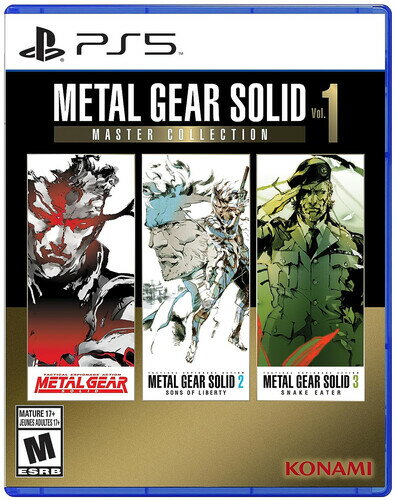 ◆タイトル: Metal Gear Solid: Master Collection Vo1. 1 PS5◆現地発売日: 2023/10/24・輸入版ソフトはメーカーによる国内サポートの対象外です。当店で実機での動作確認等を行っておりませんので、ご自身でコンテンツや互換性にご留意の上お買い求めください。 ・パッケージ左下に「M」と記載されたタイトルは、北米レーティング(MSRB)において対象年齢17歳以上とされており、相当する表現が含まれています。Metal Gear Solid: Master Collection Vo1. 1 PS5 北米版 輸入版 ソフト※商品画像はイメージです。デザインの変更等により、実物とは差異がある場合があります。 ※注文後30分間は注文履歴からキャンセルが可能です。当店で注文を確認した後は原則キャンセル不可となります。予めご了承ください。METAL GEAR SOLID: MASTER COLLECTION Vol. 1 contains Metal Gear Solid, Metal Gear Solid 2: Sons of Liberty, Metal Gear Solid 3: Snake Eater and much more bonus content. Bonus content includes the first title in the METAL GEAR series, a Screenplay Book containing in-game text of each title and a Master Book detailing the story and characters. Also included in the bonus content of the METAL GEAR SOLID: MASTER COLLECTION Vol. 1 will be two digital graphic novels. The Metal Gear Solid: Digital Graphic Novel is a fully voiced, digital comic depicting the events of Metal Gear Solid through beautifully dynamic animated panels, followed by Metal Gear Solid 2: Digital Graphic Novel that expands on the events of the sequel.