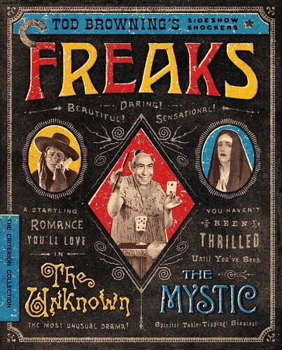 Tod Browning's Sideshow Shockers: Freaks / The Unknown / The Mystic (Criterion Collection) ブルーレイ 【輸入盤】