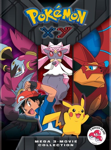 Pokemon XY Mega 3-Movie Collection DVD 【輸入盤】