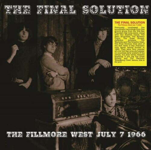 Final Solution - The Fillmore West July 7 1966 LP 쥳 ͢ס