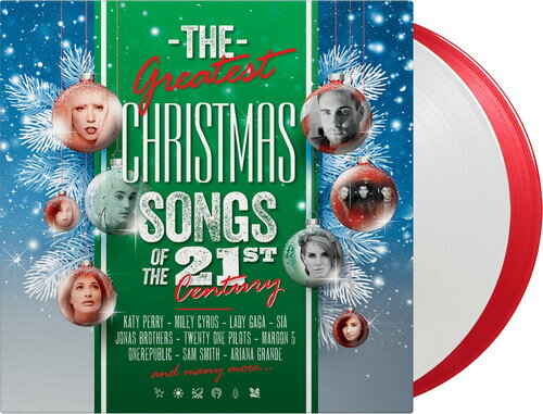 Greatest Christmas Songs of 21st Century / Various - Greatest Christmas Songs Of 21st Century - Limited 180-Gram Red ＆ White Colored Vinyl LP レコード 【輸入盤】