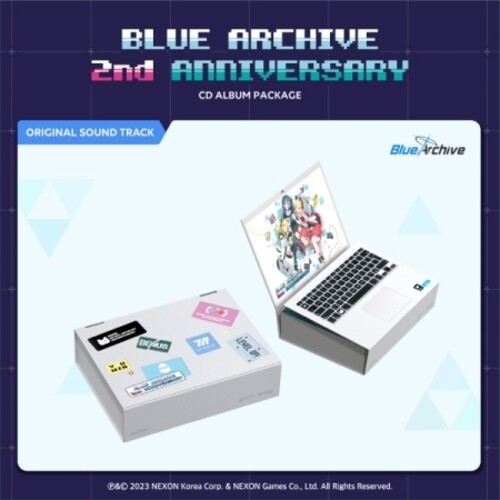 【取寄】Blue Archive - 2nd Anniversary Soundtrack - incl. 32pg Photobook, 2024 Calendar, Yuzu's Ticket, Keyring From Momoi, 6 Photocards + Special Item Coupon CD アルバム 【輸入盤】