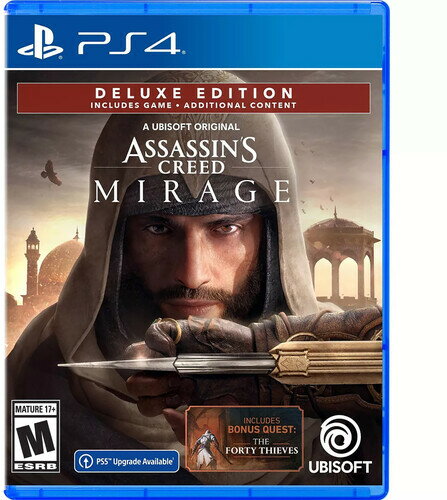 アサシンクリード PlayStation ゲームソフト Assassin's Creed Mirage Deluxe Edition Bi-Lingual Deluxe Edition PS4 北米版 輸入版 ソフト
