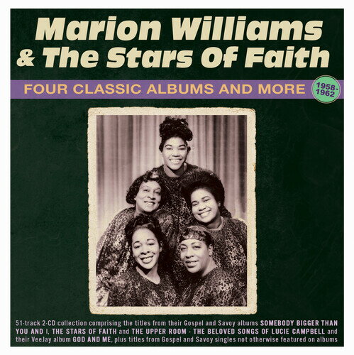 Marion Williams ＆ the Stars of Faith - Four Classic Albums And More 1958-62 CD アルバム 【輸入盤】