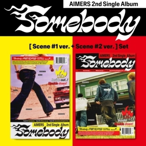 Aimers - Somebody - incl. 72pg Photobook, Poster, 4 Stickers, Polaroid, Photocard + Postcard CD アルバム 【輸入盤】