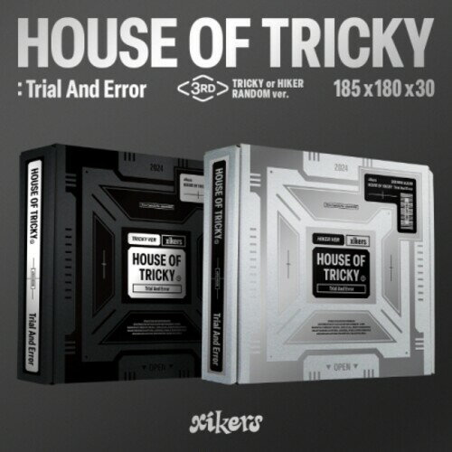 Xikers - House Of Tricky : Trial And Error - incl. 120pg Photobook, Postcard, Capsule Envelope, Moving Photo, Film Strip, 2 Photocards + More CD アルバム 【輸入盤】
