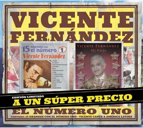 Vicente Fernandez - 15 Grandes Con El Numero 1 / Mi Viejo CD アルバム 【輸入盤】