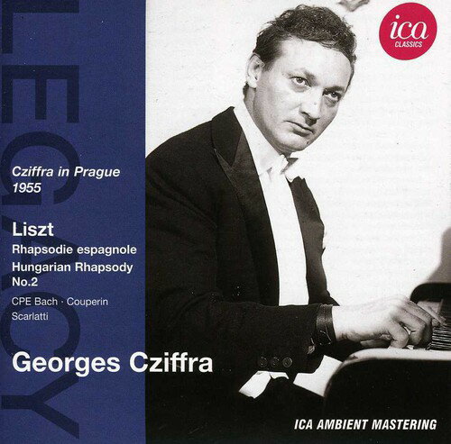 Georges Cziffra / C.P.E. Bach / Scarlatti / Liszt - Cziffra in Prague 1955 CD アルバム 