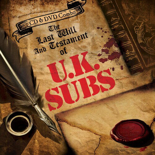 UKサブス UK Subs - The Last Will And Testament Of U.K. Subs CD アルバム 【輸入盤】