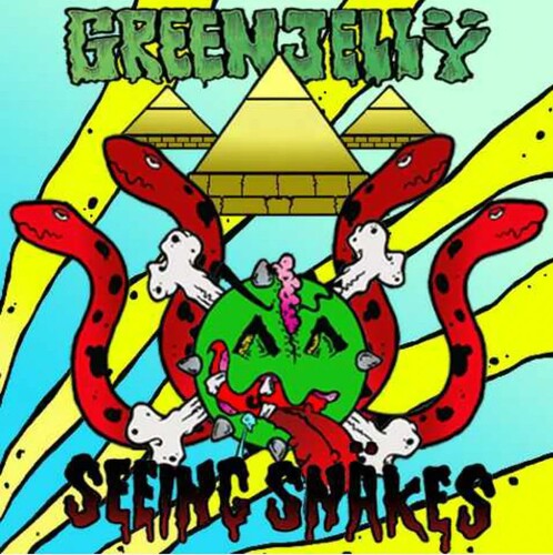 Green Jelly ＆ Seeing Snakes - Split 7 Inch レコード (7inchシングル)