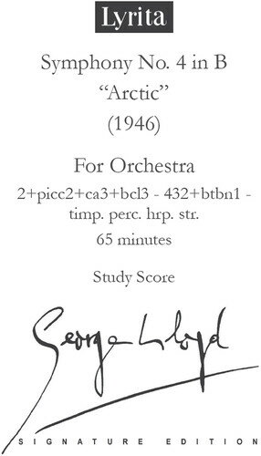 George Lloyd - Lloyd: Symphony No. 4 - Study Score CD アルバム 【輸入盤】