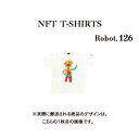 Robot126NFT Tシャツ wearable社オリジナル ビッグTシャツ ジム ヨガ ランニング ダンス 白 ロゴ 吸水速乾 ゆったり スポーツウェア 子供が描いた絵 デザイン ロボット