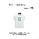 Robot548 NFT Tシャツ wearable社オリジナル ビッグTシャツ ジム ヨガ ランニング ダンス 白 ロゴ 吸水速乾 ゆったり スポーツウェア 子供が描いた絵 デザイン ロボット 1