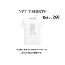 Robot260 NFT Tシャツ wearable社オリジナル ビッグTシャツ ジム ヨガ ランニング ダンス 白 ロゴ 吸水速乾 ゆったり スポーツウェア 子供が描いた絵 デザイン ロボット ユニセックス