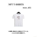 Robot451 NFT Tシャツ wearable社オリジナル ビッグTシャツ ジム ヨガ ランニング ダンス 白 ロゴ 吸水速乾 ゆったり スポーツウェア 子供が描いた絵 デザイン ロボット