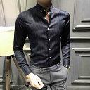 タイムセール SALE 在庫処分セール 6280円→3480円 ワイシャツ メンズ グレー スリム 綿 ブランド 安い 厚手 制服 ドレスシャツ 秋 大きいサイ...