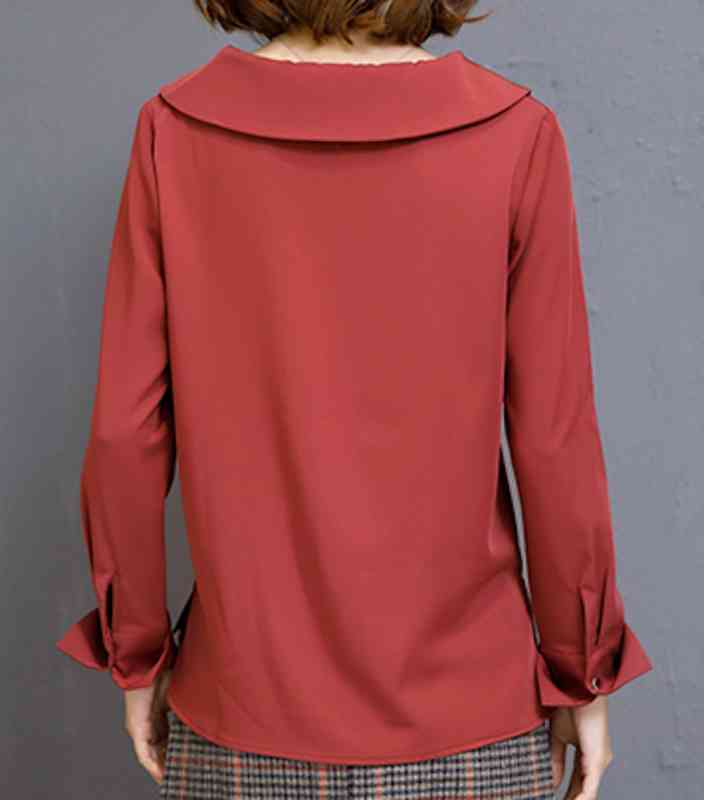 【＼クーポン利用で20%OFF!／】 ブラウス レディース 厚手 ワンピース フォーマル 秋 冬 スーツ シフォン ボウタイ 白 オフィス カットソー カジュアル レース きれいめ 黒 春 ブランド シャツ 高品質 おしゃれ フリル 長袖 Tシャツ ノーアイロン 50代 人気